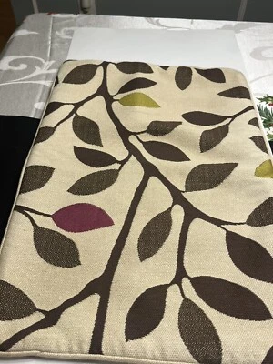 Crate & Barrel Osanna 16”x24” Throw Pillow Cover Bed Sofa - Made in the USA - Image 1 of 4