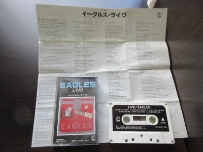 Eagles Live Japan Cassette Tape PKI-3010Y Don Henley Glenn Frey Joe Walsh - Image 1 of 4