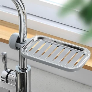 Duschablage ohne Bohren, Seifenhalter, verstellbare Duschstange, Duschregal Rost - Bild 1 von 7