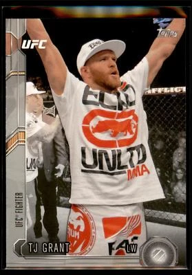 2015 Topps UFC Chronicles SILVER Parallel #82 TJ Grant - Image 1 of 2