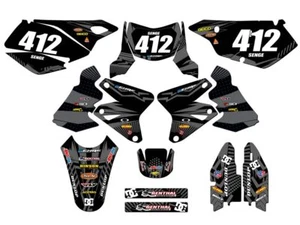 2005-2023 DRZ 400 MAYHEM Black Senge Graphics Kit Compatible with Suzuki - Picture 1 of 10