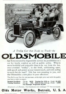 Detroit Oldsmobile 1905 Touring Car arte automóvil anuncio impreso vintage - Imagen 1 de 2