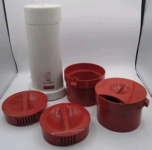 VTG TM1 Mr. Coffee Iced Tea Maker No Pitcher 2 Lids 2 Filters & Base Working - Picture 1 of 9