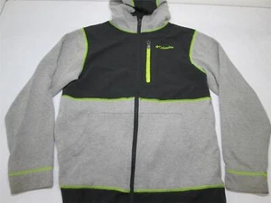 Columbia Youth Unisex Size 14/16 Hoodie Gray Full Zip Omni-Shield Pockets Sport - Picture 1 of 6