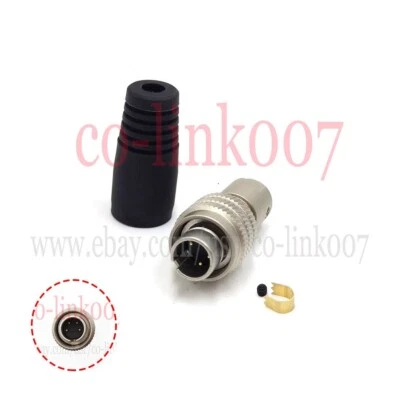 Enchufe de señal de alimentación autobloqueo Hirose 4 pines aviación push-pull MXR-8P-4P (71) Foto 1 de 4