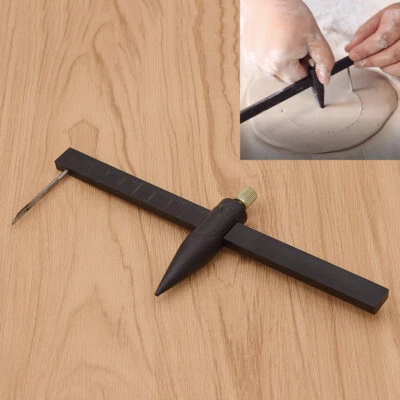 Clay Ceramic Compass Circular Cutting Tool Measure Ruler DIY Handmade Crafts Set - Image 1 of 4