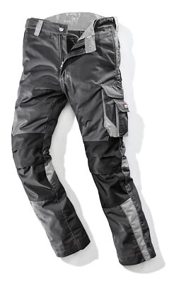 WILLAX Bullstar Arbeitshose WORXTAR (Farbe schwarz/grau, Größe 48, mit Dehnbund)