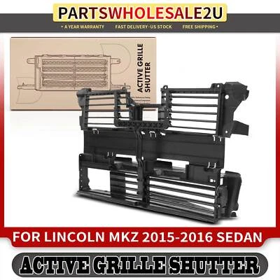 Novo obturador de grade ativo com conjunto de motor para Lincoln MKZ 2015-2016 preto - Imagem 1 de 4