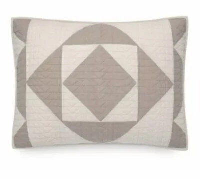 2 Pendleton Nova стеганая лоскутная подушка наволочки коричневый желтовато-коричневый новый с Ярлыками - король - Изображение 1 из 2