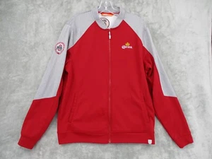 Cutter & Buck Jacket Mens Medium Corona Ohio State Full Zip Outdoor Athletic Red - Picture 1 of 12