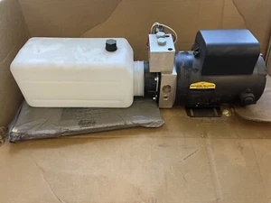 Baldor Hydraulic Pump Power Unit 115 / 230 Volt Fluid Control Products NIB - Picture 1 of 6
