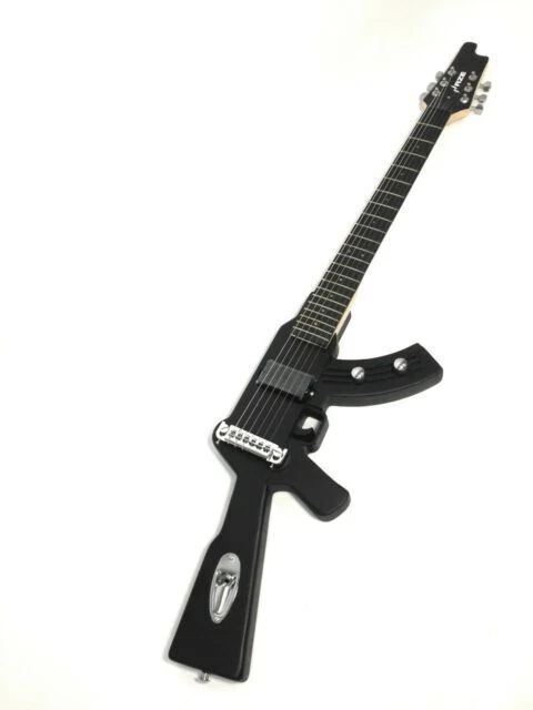 Haze HDE500BK 6-String Solid Electric Guitar - Black