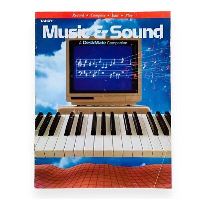 Tandy Music & Sound Manual Deskmate Companion VTG 1989  - Image 1 of 4