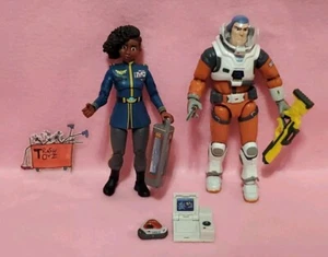DISNEY PIXAR ALISHA HAWTHORNE BUZZ LIGHTYEAR ACTION FIGURES ALPHA CLASS MATTEL - Picture 1 of 6