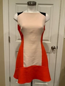 Zara Woman Pink, Black & Red Colorblock Sleeveless Sheath Dress, Size S - Picture 1 of 7