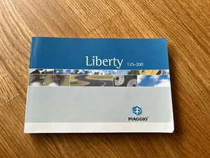 Libretto uso e manutenzione Piaggio liberty 125-200 4 tempi 2004/2009 - Foto 1 di 4