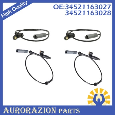 4Pcs ABS Wheel Speed Sensor Front+Rear For BMW E36 323i 323is 328i 325i - Image 1 of 4