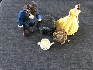 Beauty And The Beast Disney Live Action Movie Enchanted Figures Realistic - Picture 1 of 8