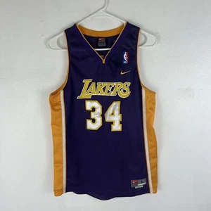 Vintage Nike Shaquille O'neal Lakers Jersey Purple Youth XL - Picture 1 of 6