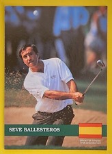 SEVE BALLESTEROS 1992 Pro Set Golf European Tour #E14 Spain Ryder Cup PGA