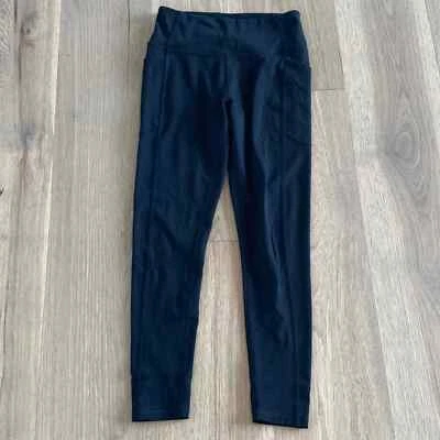 Женские черные укороченные леггинсы Victorias Secret размер 4 - Изображение 1 из 4