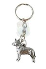 Australian Cattle Dog Keychain Pewter