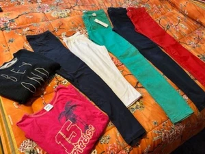 Kleiderpaket Mädchen 164 5 neue Hosen 2 Shirts einwandfrei - Bild 1 von 8