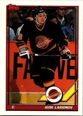 1991-92 Topps - #480 Igor Larionov - Image 1 of 2