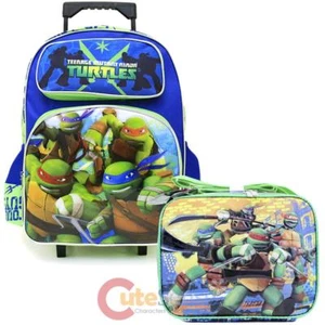 Mochila escolar grande TMNT Tortugas Ninja con juego de bolsa de almuerzo - Tough Guys - Imagen 1 de 9