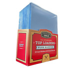 1 Case 1000 CBG Brand 3 x 4 Toploaders Holders & 1,000 Card Soft Sleeves