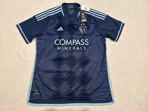2024-25 Adidas Herren Sporting Kansas City Authentic Version Away Fußball Trikot XL - Bild 1 von 12