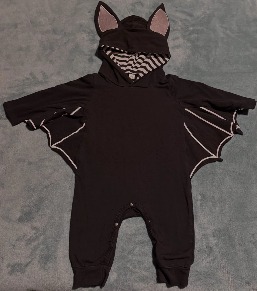 Disfraz de murciélago de una pieza para niño pequeño 90 UE 24 meses EE. UU. Foto 1 de 2