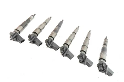 2009-2013 BMW X5 335D (E70 E90) 3.0L M57Y TWIN TURBO DIESEL FUEL INJECTOR SET/6 - Image 1 of 4