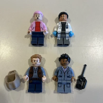 Lego Minifigure Lot H - Jurassic World Brooklyn, Owen, Dr. Wu & Simon - Image 1 of 2
