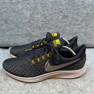 Nike Zoom Pegasus 35 Running Shoes Sneakers Black Yellow Gray Men's Size 11.5 - Picture 1 of 9