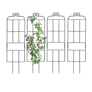 4 Pack 31'' Plant Trellis for Climbing Plants Indoor & Outdoor, Metal Trellis... - Picture 1 of 7