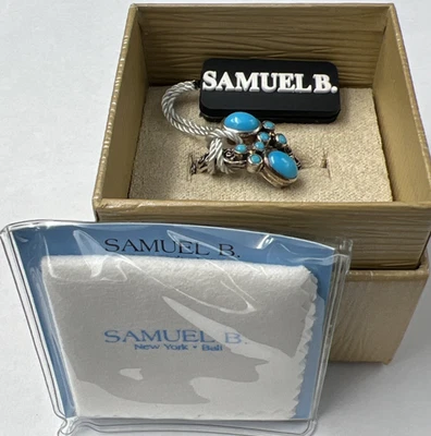 Кольцо Samuel B. Benham Sleeping Beauty с бирюзой серебро 925 пробы - Изображение 1 из 4