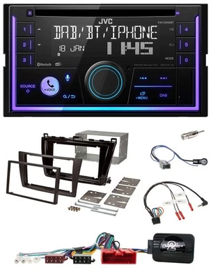 JVC Lenkrad USB 2DIN DAB Bluetooth CD Autoradio für Mazda 6 2008-2012 Klavierlac - Bild 1 von 4