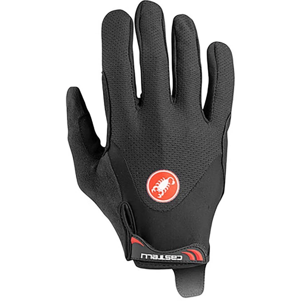 Castelli Arenberg Gel Long Finger Cycling Gloves - Black - K20033 (Black - XL)