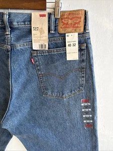 Jeans Levi’s Y2K nuovi con etichette taglia 40x32 uomo 517 bootcut vita media regular fit denim - Foto 1 di 7