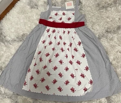 Janie and Jack Delantal Vestido Talla 5 Años NUEVO Foto 1 de 4