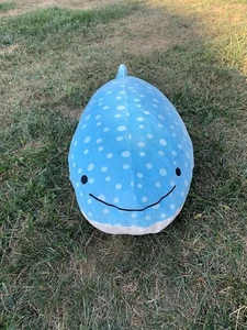 San-X Jinbesan Whale Shark Super Mochi Mochi Stuffed Toy Plush Doll FLAWS Read~ - Picture 1 of 13