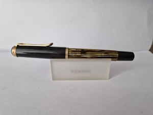 Pelikan 400 Tortoise Brown Stripes Nib Gold 14 K - 585 -Nib Broad BB. - Picture 1 of 12