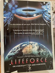 Lot of 4 Video release posters - Folded - Lifeforce, Lost Angels ++ - Picture 1 of 4