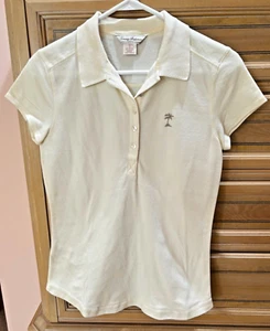Neu Tommy Bahama Kokosnuss Elfenbein Golf Sport Poloshirt Oberteil Damen Größe XS (2) - Bild 1 von 2