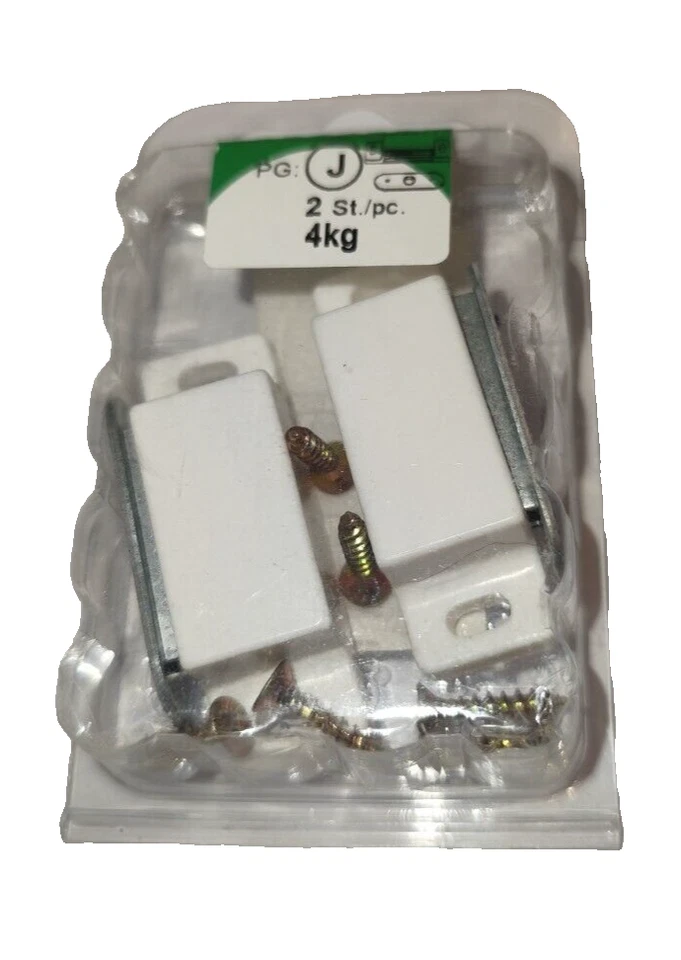 Magnetschnäpper weis Zugkraft 4 Kg Möbel-Schnäpper fester Platte 2 stück - Bild 1 von 1