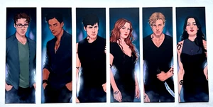 The Mortal Instruments Shadowhunters Bookmark Set Cassandra Clare Illumicrate - Imagen 1 de 5