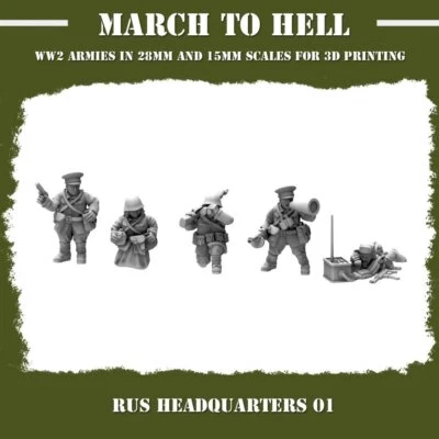 3DBREED Red Army Infantry & NKVD 15mm & 28mm Miniaturen für Tabletop & Wargaming