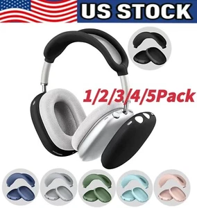 Für Apple AirPods Max Kopfhörer Silikon Hülle Kopfbügel Ohrmuscheln Haut Cover USA - Bild 1 von 15