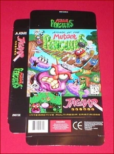 El ataque de los pingüinos mutantes caja vacía original solo para Atari Jaguar NUEVO - Imagen 1 de 2